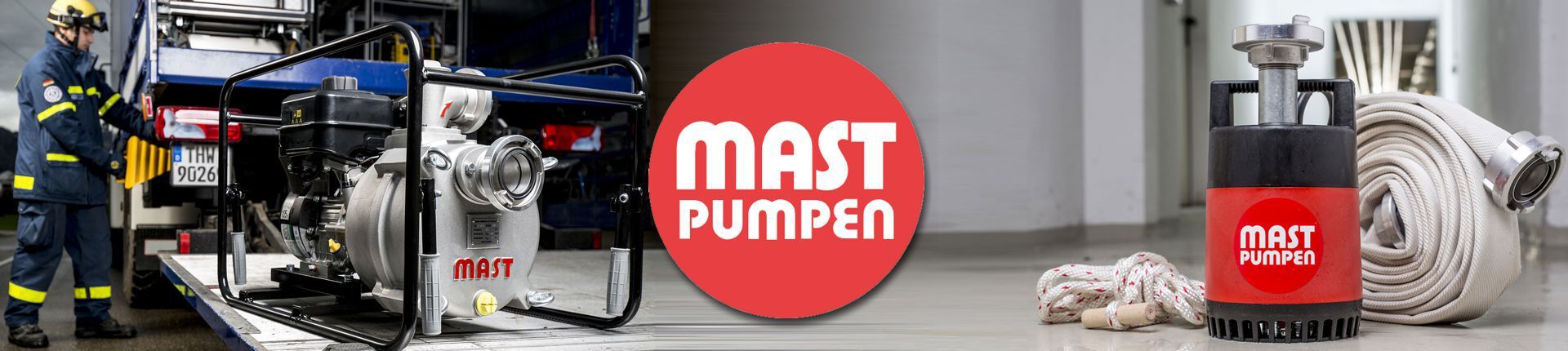 Mast Abwassertauchpumpe und Mast Kellerentwässerungspumpe mit Zubehör