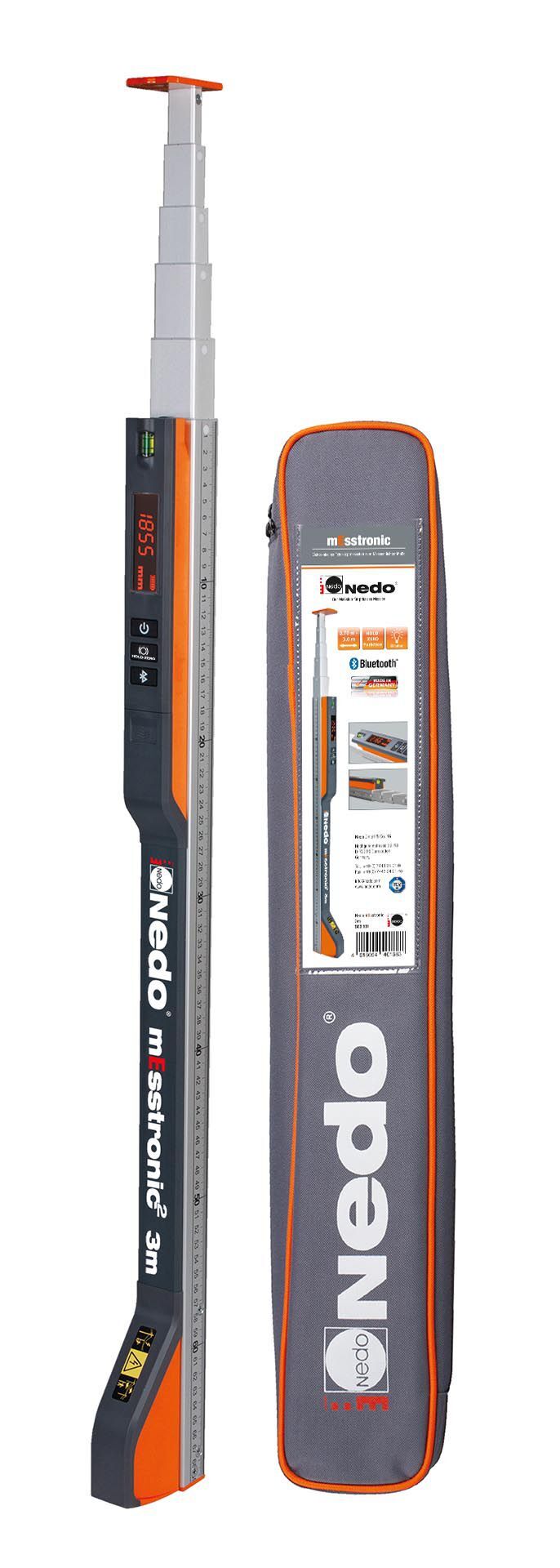 Produktbild Messtronic 2 1,04m - 5,00m mm/cm - Teilung Auflösung: 1 mm bild 2