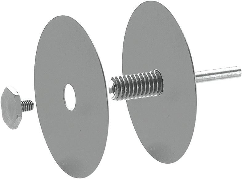 Pferd Werkzeughalter PVR Schaft 6 mm 13x35 mm für Vlies Polinox