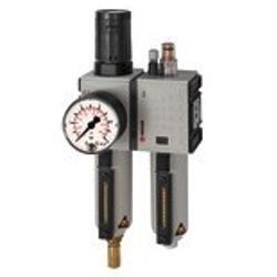 Riegler Wartungseinheit Futura 2 teilig mit Metallbehälter BG4 G1 0,1 bis 1 bar VA Produktbild Riegler Wartungseinheit Futura 2 teilig mit Metallbehälter BG4 G1 0,1 bis 1 bar VA