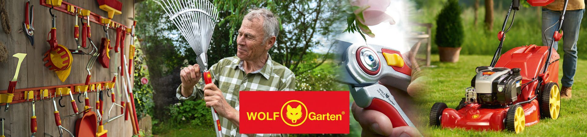 Einblick in das Wolf-Garten Sortiment Einblick in das Wolf-Garten Sortiment