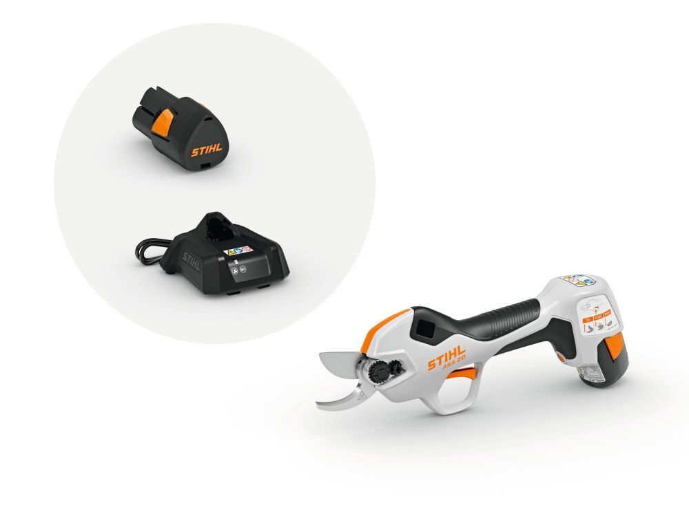 STIHL Akku Astschere ASA 20 Set mit Akku AS2 und Ladegerät AL1 Produktbild STIHL Akku Astschere ASA 20 Set mit Akku AS2 und Ladegerät AL1