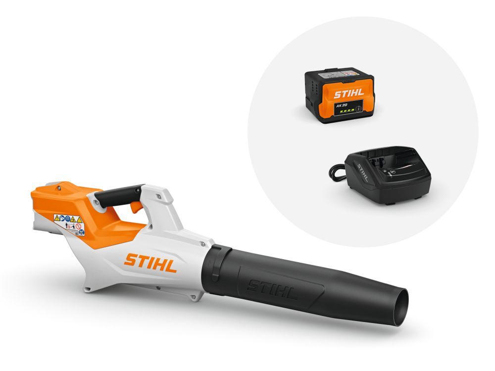 STIHL Akku Laubbläser BGA 50 mit Akku AK 20 und Ladegerät AL 101 Produktbild STIHL Akku Laubbläser BGA 50 mit Akku AK 20 und Ladegerät AL 101