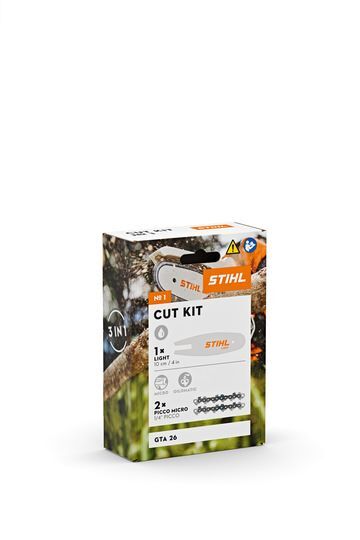 STIHL Sägekettenset Cut Kit 1 PM3 Schienenlänge 10 cm Produktbild STIHL Sägekettenset Cut Kit 1 PM3 Schienenlänge 10 cm