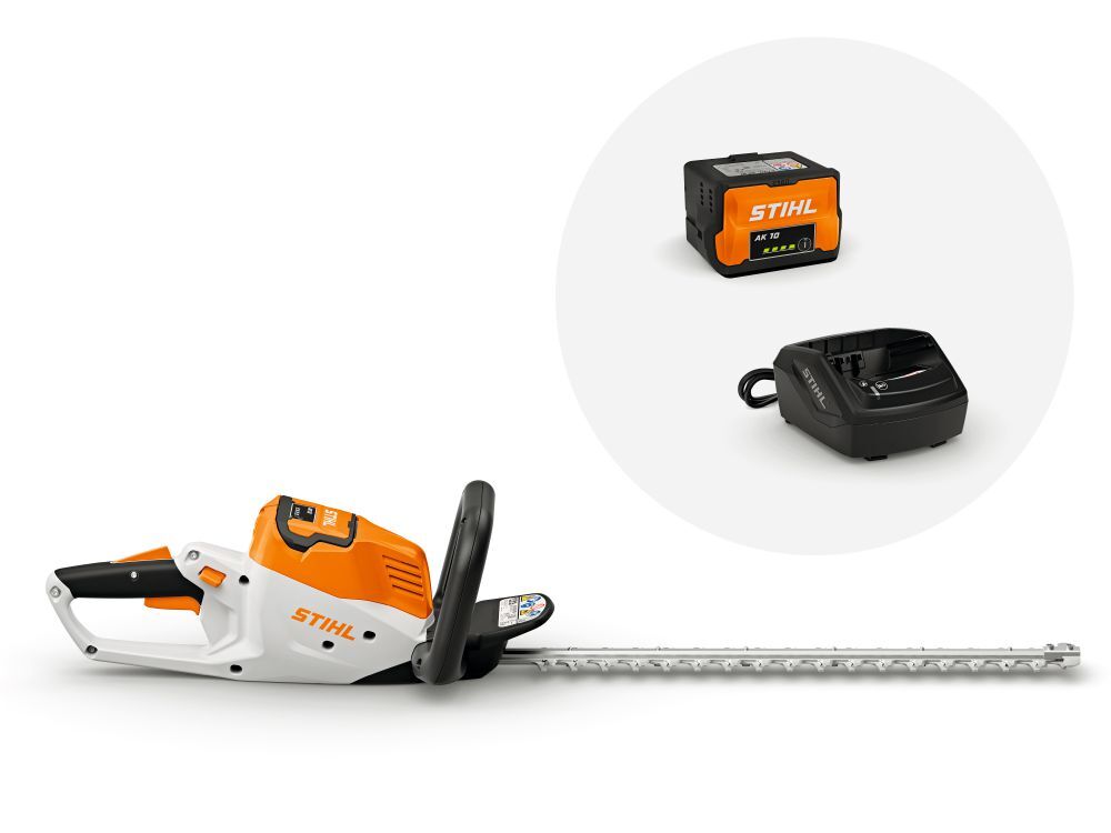 STIHL Akku Heckenschere HSA 50 Set AK 10 + AL 101 Produktbild STIHL Akku Heckenschere HSA 50 Set AK 10 + AL 101