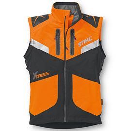 Stihl Forstjacke Größe M ADVANCE X TREEm schwarz orange Produktbild Stihl Forstjacke Größe M ADVANCE X TREEm schwarz orange bild 3