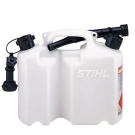 Stihl Kombikanister transparent für 5 Liter Kraftstoff und 3 Liter Sägekettenhaftöl Produktbild Stihl Kombikanister transparent für 5 Liter Kraftstoff und 3 Liter Sägekettenhaftöl