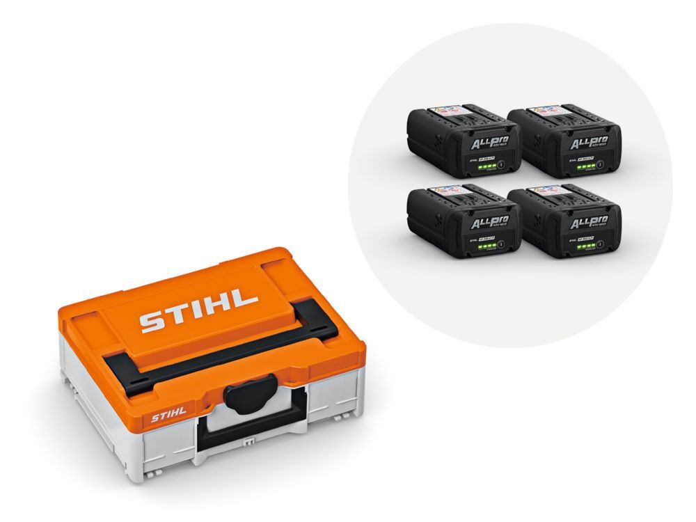 Produktbild STIHL ALLPRO Power Box 4 mit 4x AP 300.0 P
