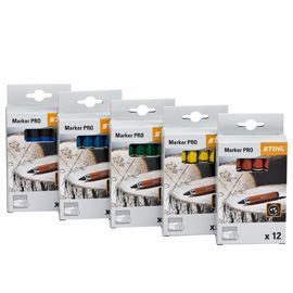 Stihl Signierkreide 12 Stück rot Produktbild Stihl Signierkreide 12 Stück rot