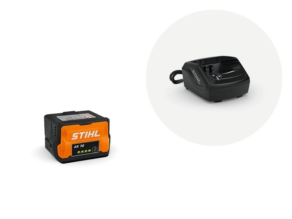 STIHL Starter Set mit Akku AK 10 und Ladegerät AL 101 Produktbild STIHL Starter Set mit Akku AK 10 und Ladegerät AL 101