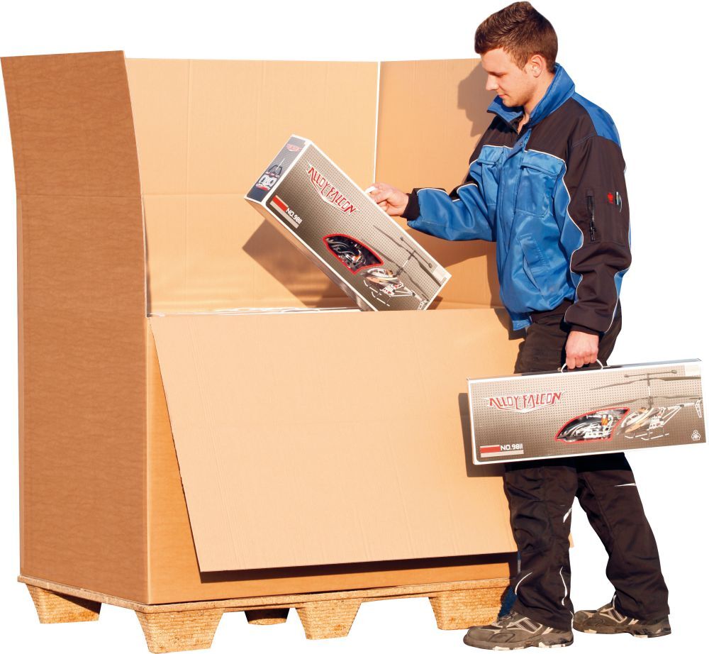 Trans-Pak Palettencontainer 2wel.,VE5, 1180x780x1065mm,Q 2.4BC Produktbild Trans-Pak Palettencontainer 2wel.,VE5, 1180x780x1065mm,Q 2.4BC bild 1