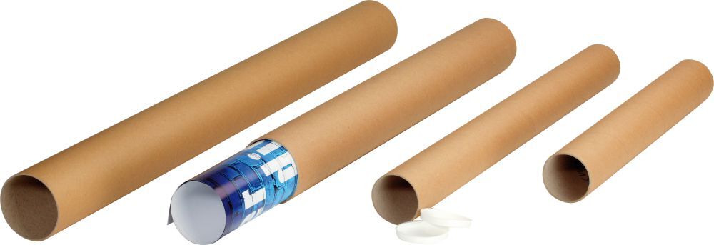 Trans-Pak Versandrohre, A1, VE10,  80mm Durchm.x610mm Länge Produktbild Trans-Pak Versandrohre, A1, VE10,  80mm Durchm.x610mm Länge