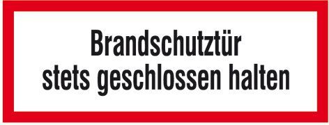 Brandschutztür geschl. h.PVC-Folie, selbstklebend Brandschutztür geschl. h.PVC-Folie, selbstklebend