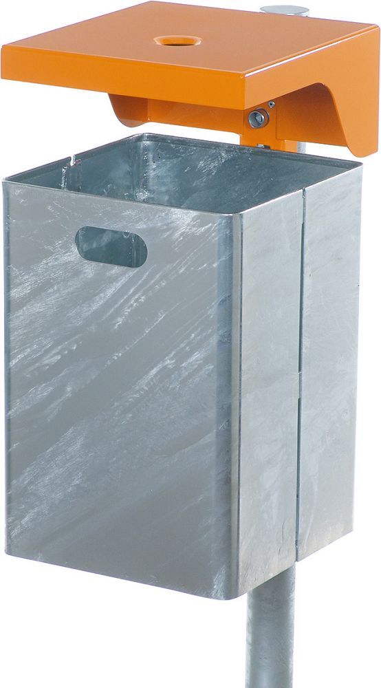 Renner Abfallsammler 50L vzk.+pulverb., m.Ascher OR Produktbild Renner Abfallsammler 50L vzk.+pulverb., m.Ascher OR