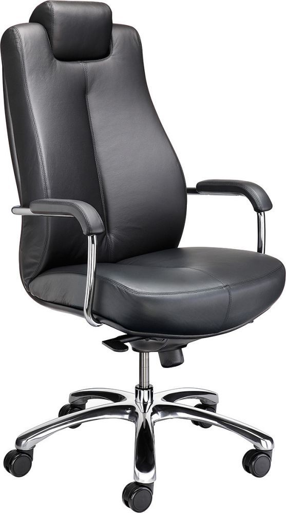 Schwerlastdrehstuhl Sonata XXL 150 kg schwarz Produktbild Schwerlastdrehstuhl Sonata XXL 150 kg schwarz