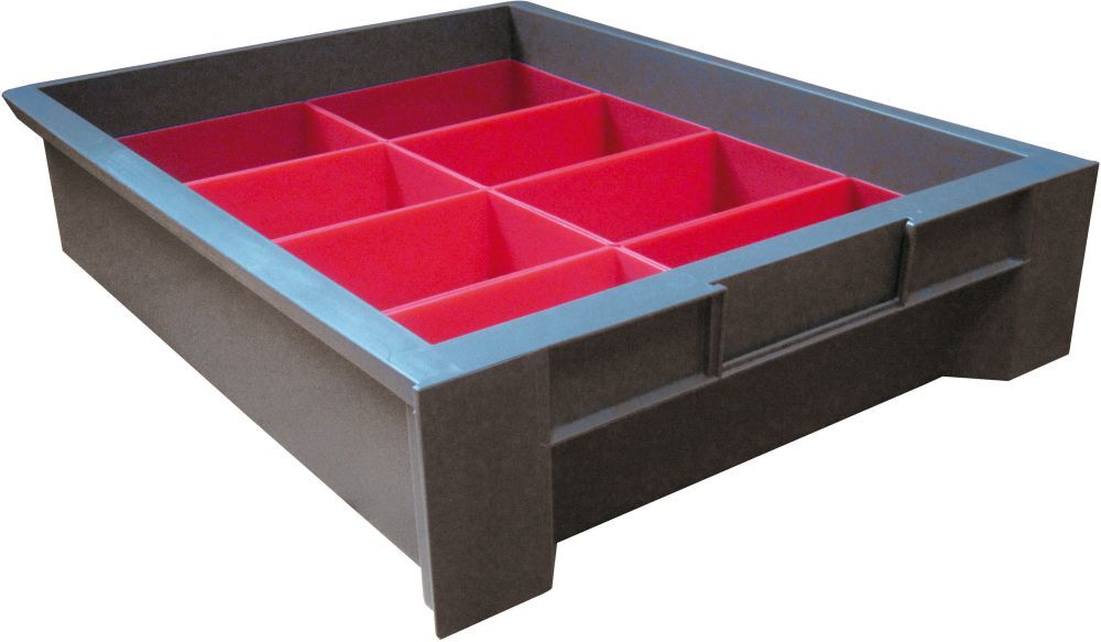 Orgami Einsatzkästen für Schubladen 160x106x54 (VE 8St.), rot Produktbild Orgami Einsatzkästen für Schubladen 160x106x54 (VE 8St.), rot