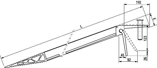 Altec Verladeschiene-Aluminium L2500mm Altec Verladeschiene-Aluminium L2500mm