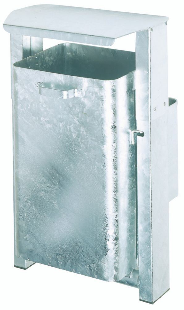Var Abfallbehälter ohne Dach 410x330x560mm moosgrün Produktbild Var Abfallbehälter ohne Dach 410x330x560mm moosgrün