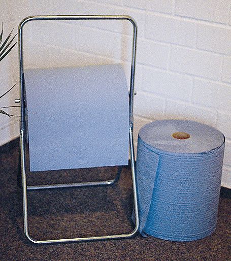 Katrin K-Rolle Industrie Putzrolle blau 2-lagig 38x36cm 1000 Blatt Produktbild Katrin K-Rolle Industrie Putzrolle blau 2-lagig 38x36cm 1000 Blatt