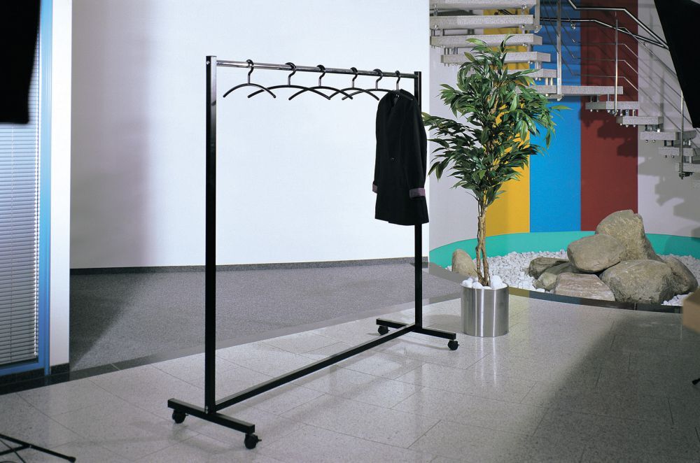 Kerkmann Kleiderbügel Kunststoff schwarz Satz a 10 Stück Produktbild Kerkmann Kleiderbügel Kunststoff schwarz Satz a 10 Stück