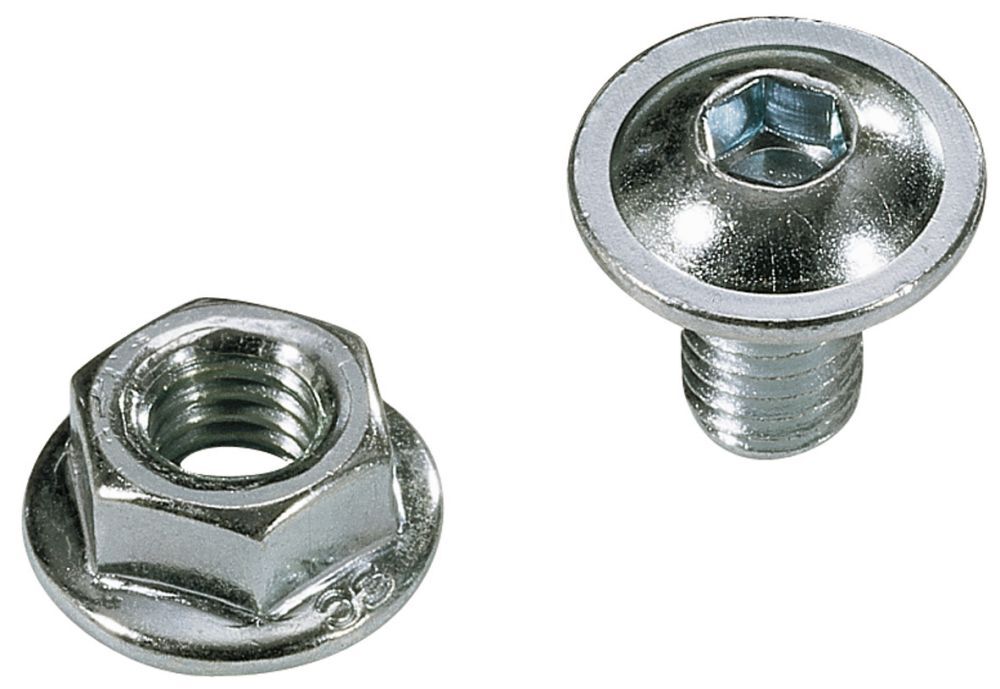 Meta Schrauben/Muttern M6x10 42 Stk. verz. Produktbild Meta Schrauben/Muttern M6x10 42 Stk. verz.
