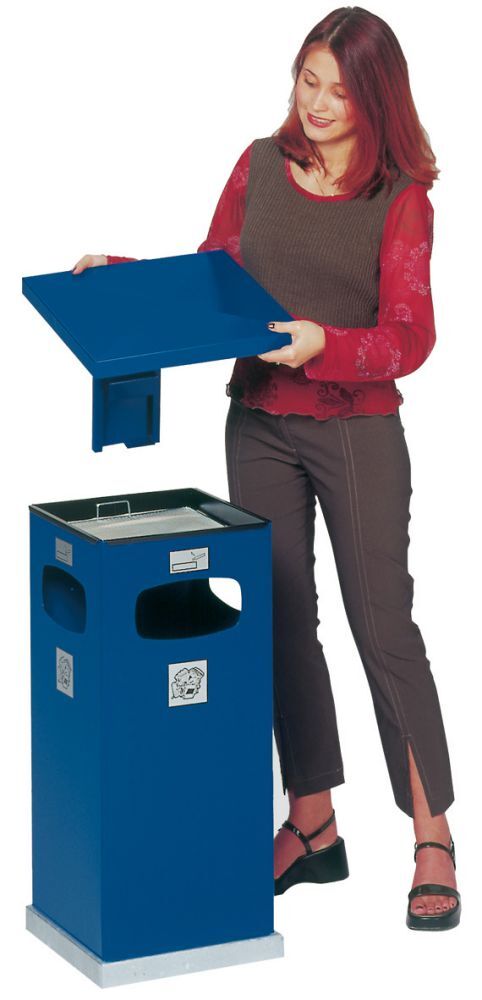 Var Kombi-Ascher grün 3fach 38l incl. Inneneimer Produktbild Var Kombi-Ascher grün 3fach 38l incl. Inneneimer