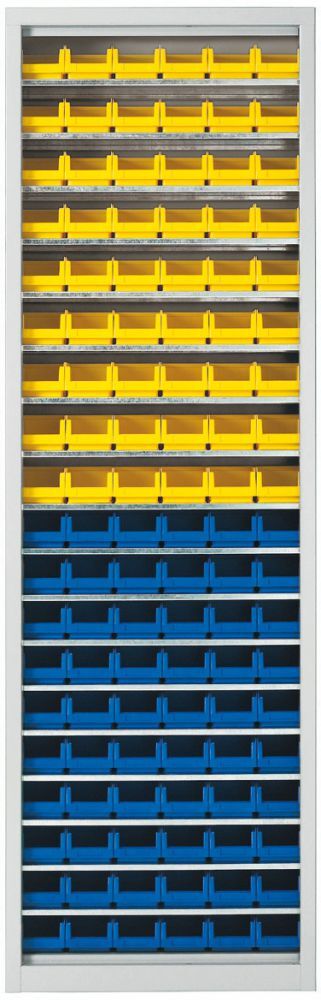 Orgami Regalschrank 7035/7035 2150x690x285 mit Türen 114K 18FB Produktbild Orgami Regalschrank 7035/7035 2150x690x285 mit Türen 114K 18FB