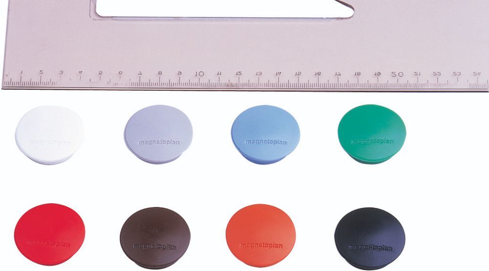 Magnet D34mm VE10 Haftkraft 1300 g gelb Magnet D34mm VE10 Haftkraft 1300 g gelb