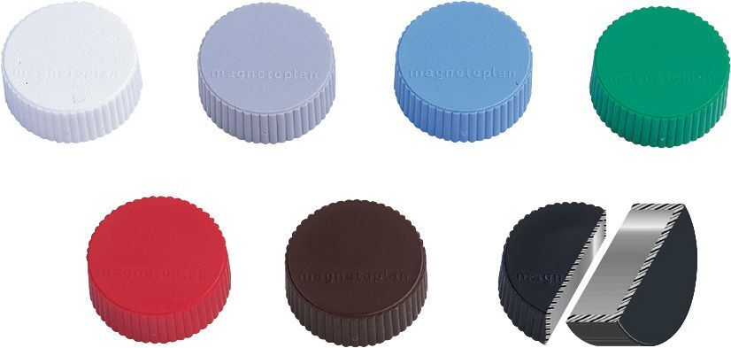 Magnet D34mm VE10 Haftkraft 2000 g rot Magnet D34mm VE10 Haftkraft 2000 g rot