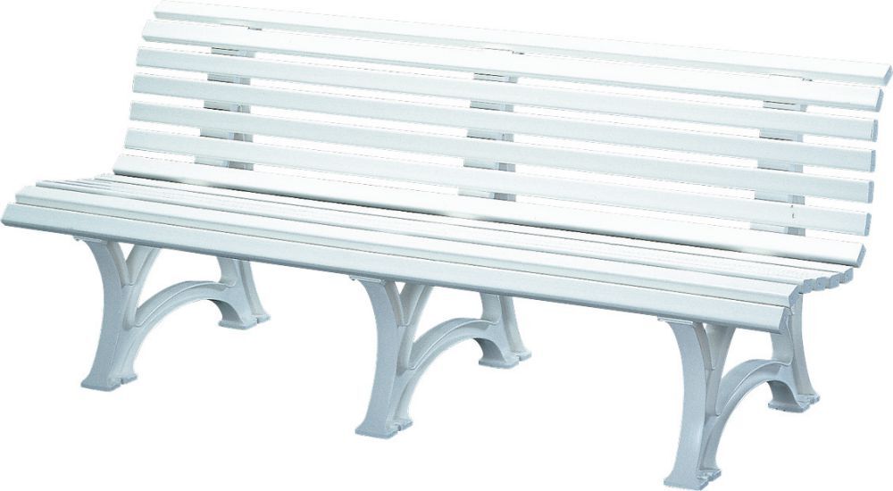 Blome Bank Mod. Borkum 4 Sit weiß 200 cm Produktbild Blome Bank Mod. Borkum 4 Sit weiß 200 cm