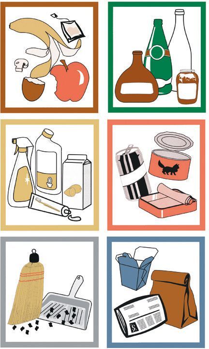 Stumpf Piktogramm-Aufkleber-Set 6-tlg farbig Produktbild Stumpf Piktogramm-Aufkleber-Set 6-tlg farbig