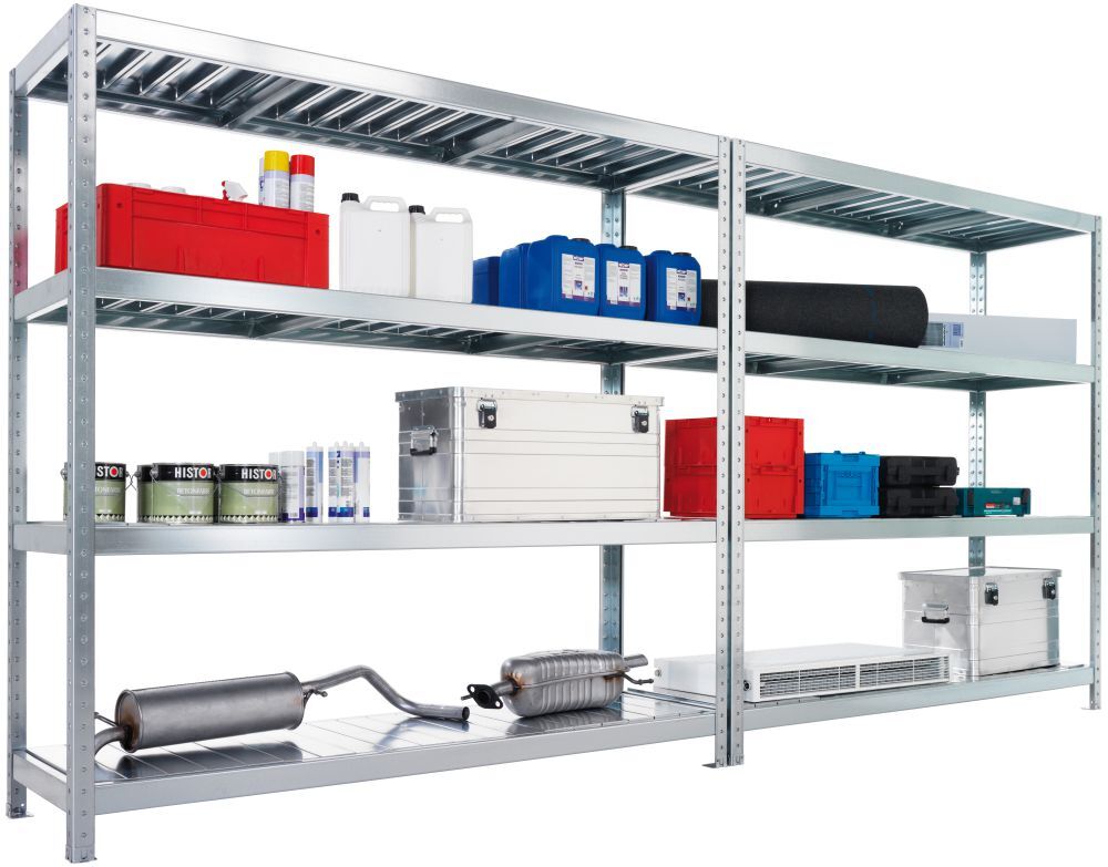 Meta Weitspannregal vzk 1700x600x1970 Spanp. Produktbild Meta Weitspannregal vzk 1700x600x1970 Spanp.