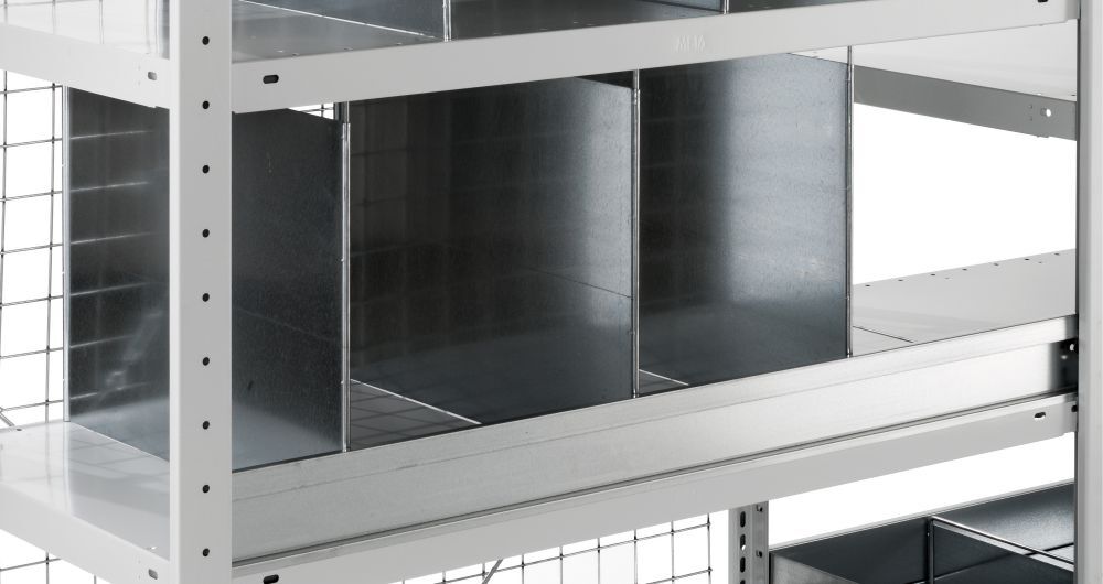 Meta Fachteiler durchgehend T500xH200 mm verzinkt Produktbild Meta Fachteiler durchgehend T500xH200 mm verzinkt