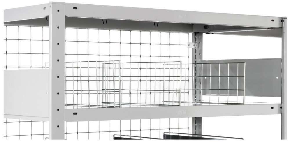 Meta Trenngitter-freistehend 300x150 mm verz.FIX Regal Produktbild Meta Trenngitter-freistehend 300x150 mm verz.FIX Regal