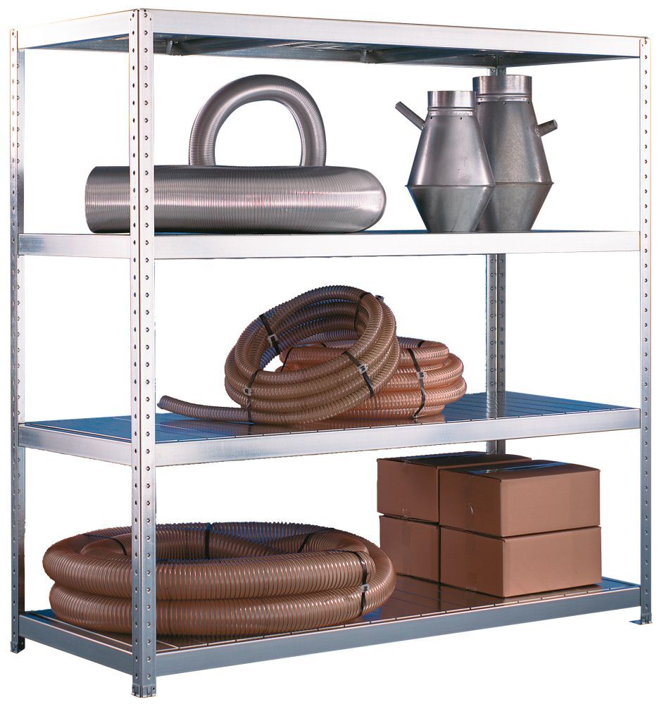 Meta Weitspannregal vzk 2500x800x2470 Stahlp Produktbild Meta Weitspannregal vzk 2500x800x2470 Stahlp