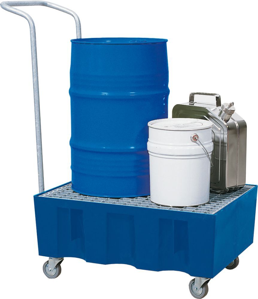 Asecos Auffangwanne PE 60 l m. Rollen u. Giro Produktbild Asecos Auffangwanne PE 60 l m. Rollen u. Giro