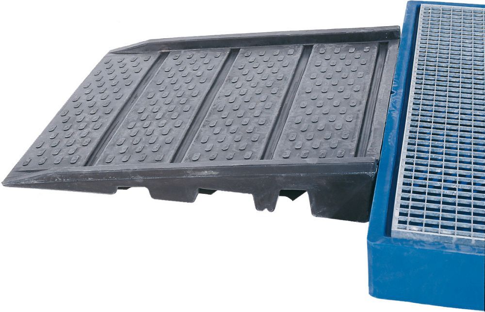 Asecos Auffahrrampe aus PE 900 x 940 H 150 Produktbild Asecos Auffahrrampe aus PE 900 x 940 H 150