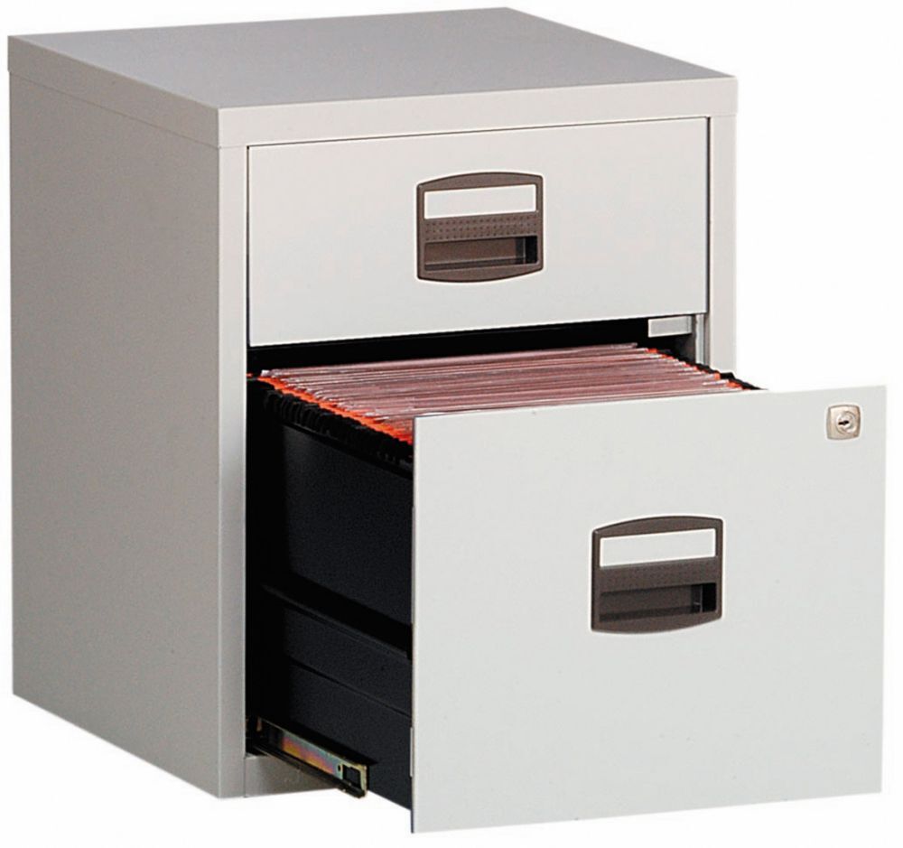 Bisley HR Schrank auf Rollen 1 Schub, 1 HR schwarz Produktbild Bisley HR Schrank auf Rollen 1 Schub, 1 HR schwarz