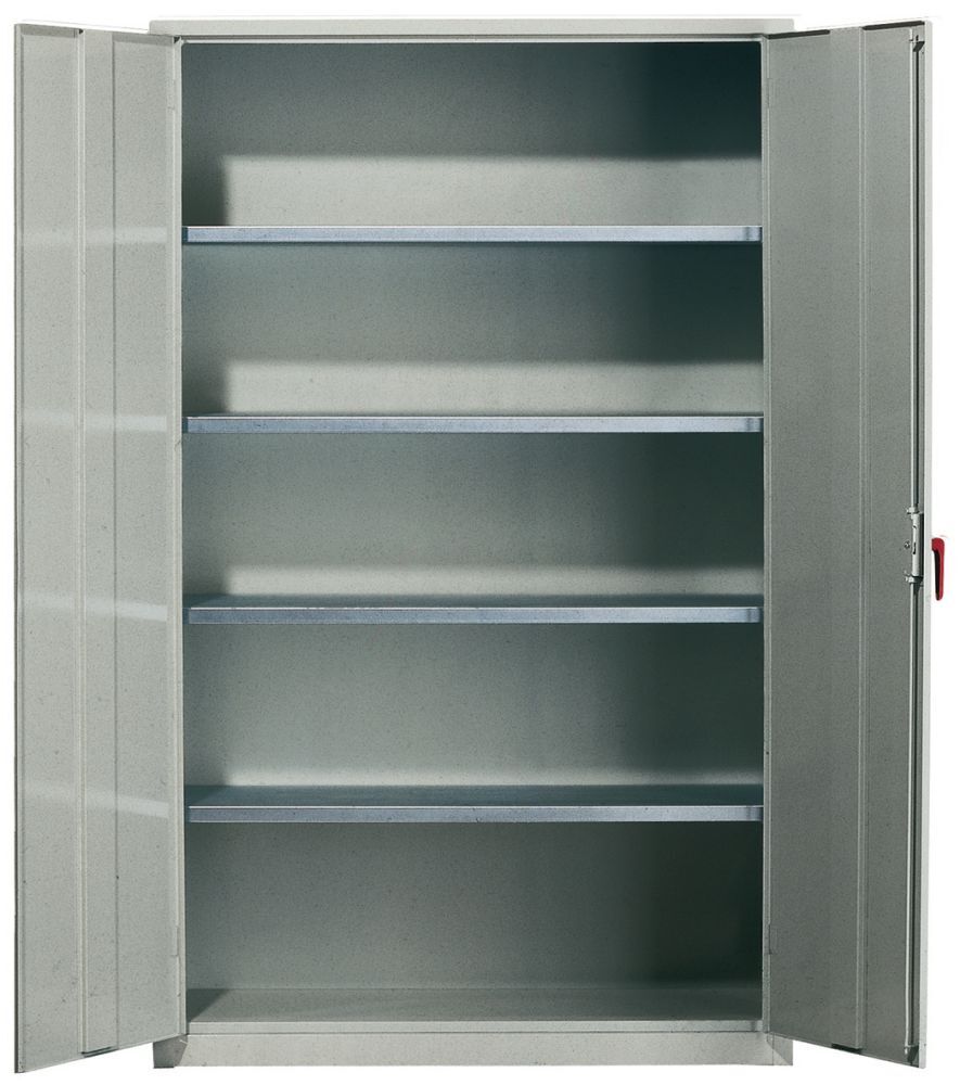 Orgami Stahlschrank lichtgrau 1950x1200x500 4 Böden Produktbild Orgami Stahlschrank lichtgrau 1950x1200x500 4 Böden