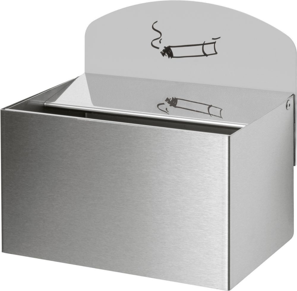 Var Wandascher Edelstahl 140x100x90 mm mit Schild Produktbild Var Wandascher Edelstahl 140x100x90 mm mit Schild