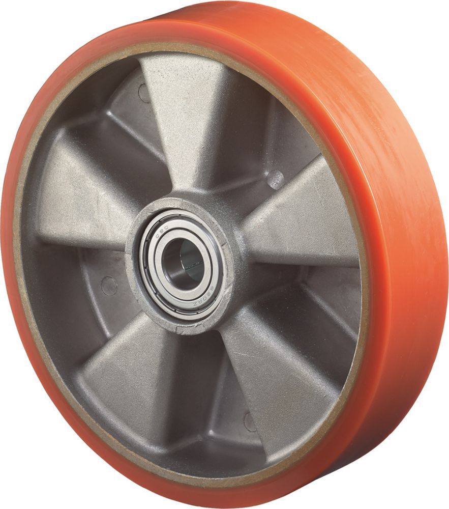 BS Rollen Polyurethanrad80mm Guss-Poly/Alu LG.K Produktbild BS Rollen Polyurethanrad80mm Guss-Poly/Alu LG.K