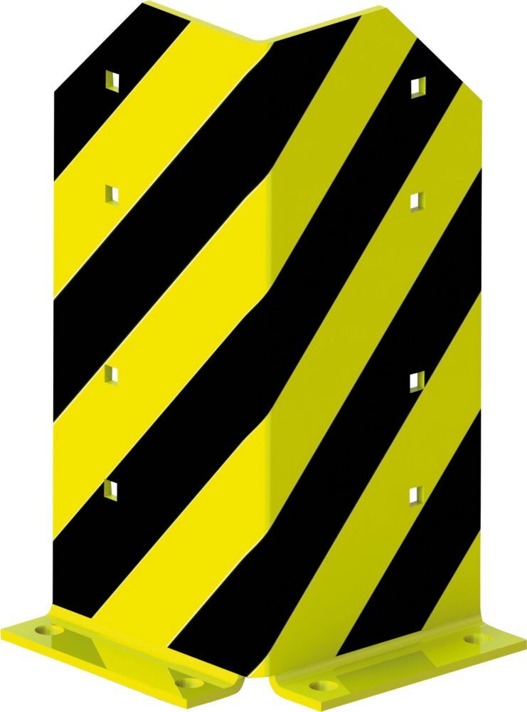 Meta Rammschutzecke Rack schwarz/gelb inkl.Anker Produktbild Meta Rammschutzecke Rack schwarz/gelb inkl.Anker