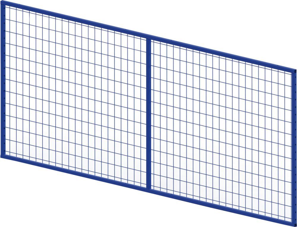 Meta Rückwandgitter QR L 2700x H 1100mm RAL 5010 Produktbild Meta Rückwandgitter QR L 2700x H 1100mm RAL 5010