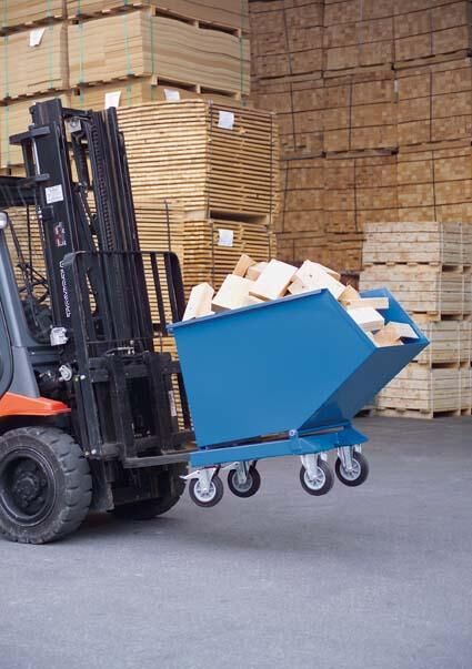 FETRA Muldenkipper 500 kg 450 l mit Ablasshahn Produktbild FETRA Muldenkipper 500 kg 450 l mit Ablasshahn bild 4