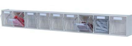 Hünersdorff Klarsicht Elemntt 9 Sbl. PS glasklar, lichtgrau Produktbild Hünersdorff Klarsicht Elemntt 9 Sbl. PS glasklar, lichtgrau