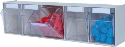 Hünersdorff Klarsicht Element 5 Sbl. PS glasklar, lichtgrau Produktbild Hünersdorff Klarsicht Element 5 Sbl. PS glasklar, lichtgrau