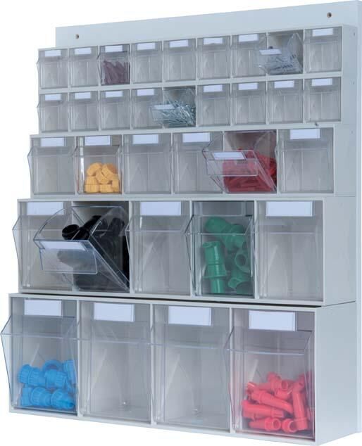 Hünersdorff MultiStore Set, 33Sbl.In 4Gr. PS, gl.klar, lichtgrau Produktbild Hünersdorff MultiStore Set, 33Sbl.In 4Gr. PS, gl.klar, lichtgrau