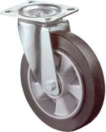 Lenkrolle Elastikreifen L400.B80.100 Produktbild Lenkrolle Elastikreifen L400.B80.100