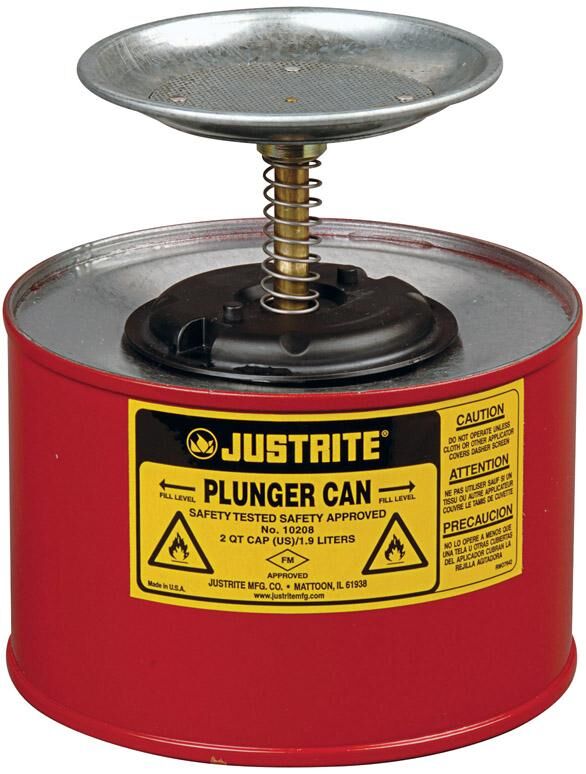 Asecos Sparanfeuchter 2 l Stahl rot Produktbild Asecos Sparanfeuchter 2 l Stahl rot