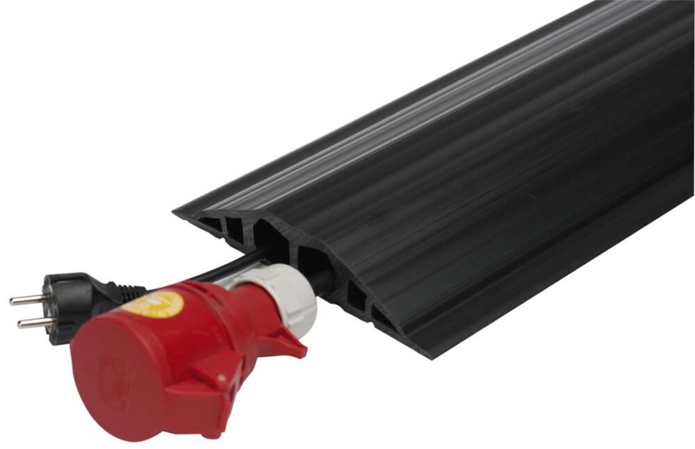 Industriekabelbrücke Ku 200x1500 mm Schwarz Produktbild Industriekabelbrücke Ku 200x1500 mm Schwarz bild 2